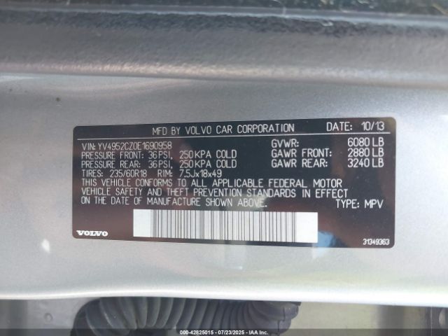 2014 VOLVO XC90 YV4952CZ0E1690958 Photo 8