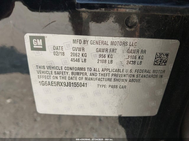 2018 CADILLAC ATS 1G6AE5RX9J0155041 Photo 8