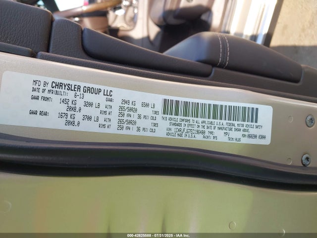Jeep Grand Cherokee 2014 1C4RJFJG7EC196480 Image 9