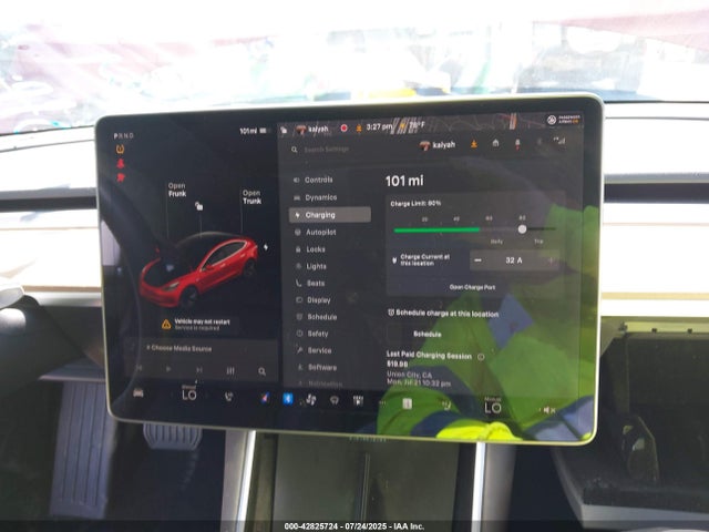 5YJ3E1EA7KF428139 Tesla MODEL 3