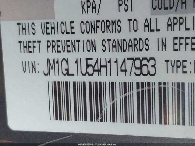 2017 MAZDA MAZDA6 JM1GL1U54H1147963 Photo 8