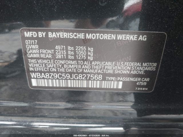 2018 BMW 330I GRAN TURISMO WBA8Z9C59JG827568 Photo 8