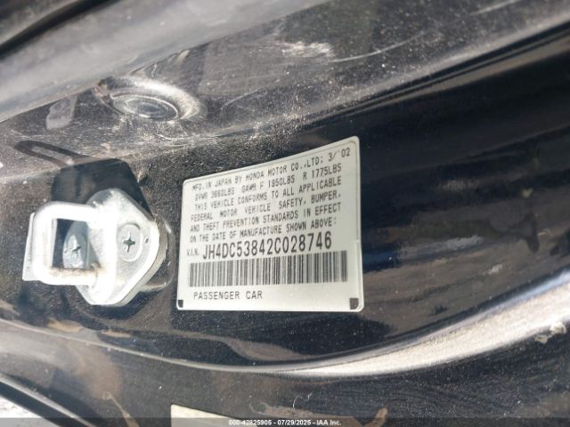 2002 ACURA RSX JH4DC53842C028746 Photo 8