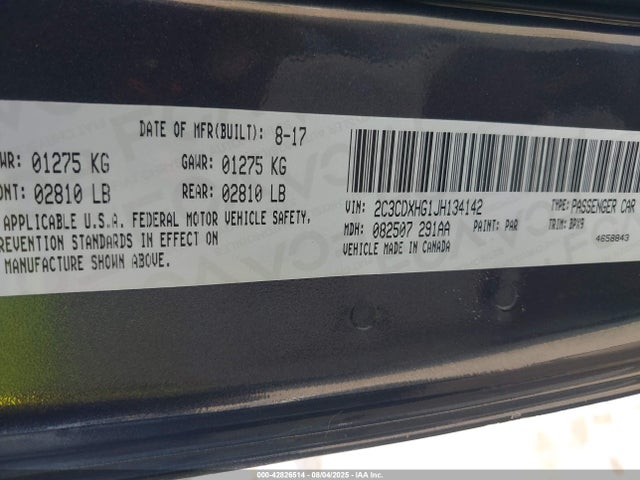 Dodge Charger 2018 2C3CDXHG1JH134142 Image 9