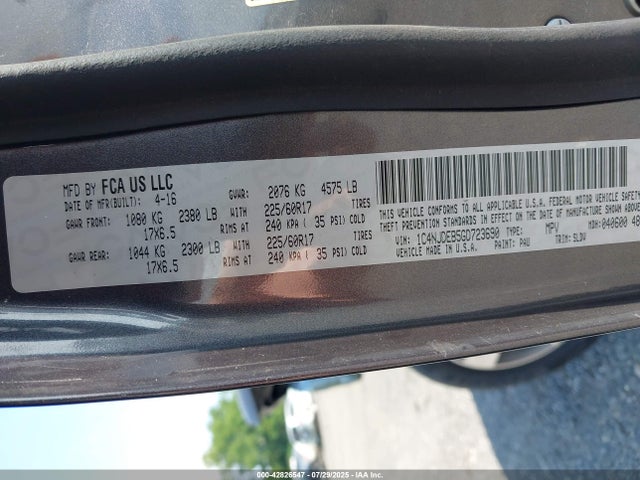 Jeep 2016 2016 1C4NJDEB5GD723690 Image 9