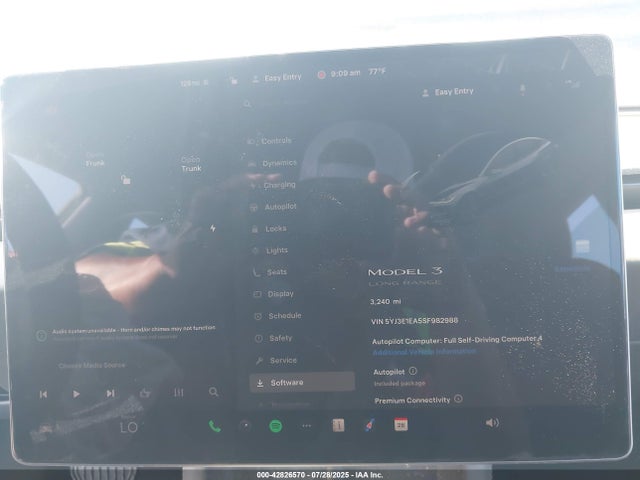 Tesla MODEL 3 2025 5YJ3E1EA5SF982988 Image 7