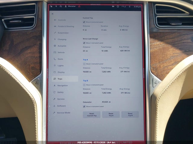 2017 TESLA MODEL X 5YJXCBE2XHF040417 Photo 6