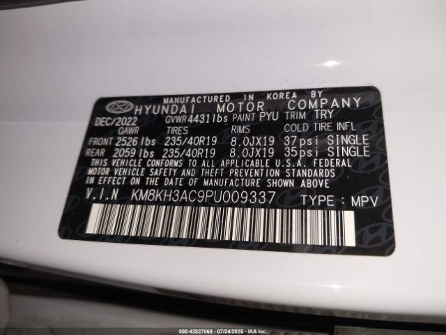 2023 HYUNDAI KONA N KM8KH3AC9PU009337 Photo 8