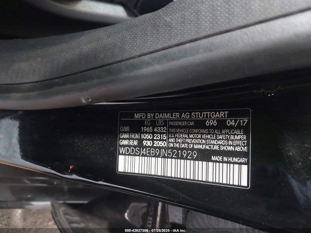 Mercedes-Benz m270 2018 WDDSJ4EB9JN521929 Image 9