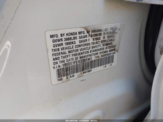 2014 ACURA ILX 19VDE1F51EE002441 Photo 8