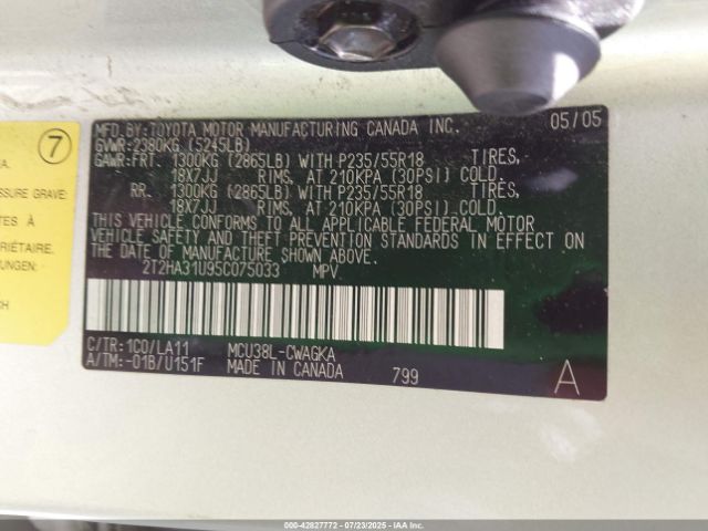 2005 LEXUS RX 330 2T2HA31U95C075033 Photo 8