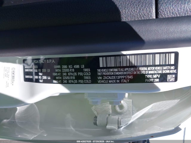 Jeep Renegade 2023 ZACNJDE13PPP17845 Image 9