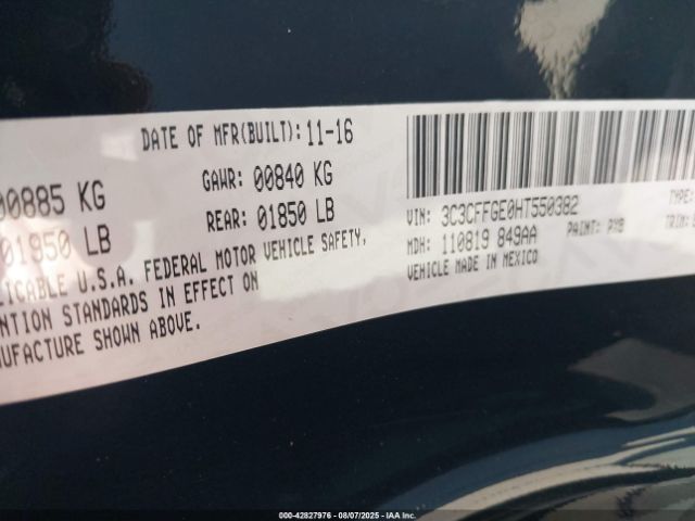 2017 FIAT 500E 3C3CFFGE0HT550382 Photo 8