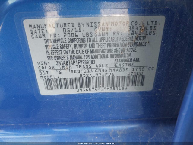 Nissan 2015 2015 3N1AB7AP1FY289183 Image 9