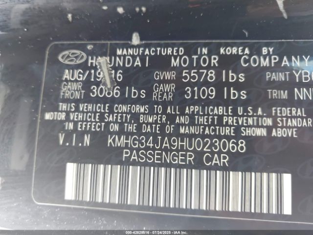 2017 GENESIS G90 KMHG34JA9HU023068 Photo 8