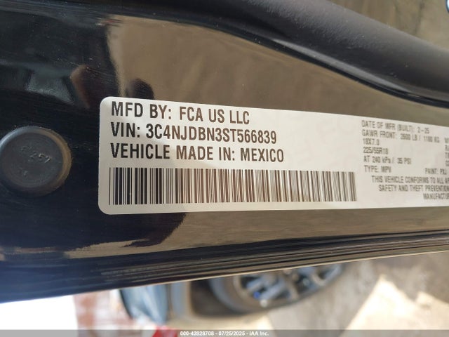 Jeep Compass 2025 3C4NJDBN3ST566839 Image 9