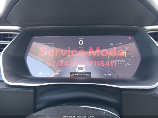 2015 TESLA MODEL S 5YJSA1E13FF115411 Photo 6