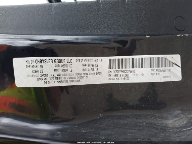 2012 FIAT 500 3C3CFFFH8CT379630 Photo 8