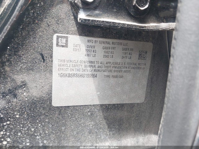 2017 CADILLAC CT6 1G6KB5RS6HU199664 Photo 8