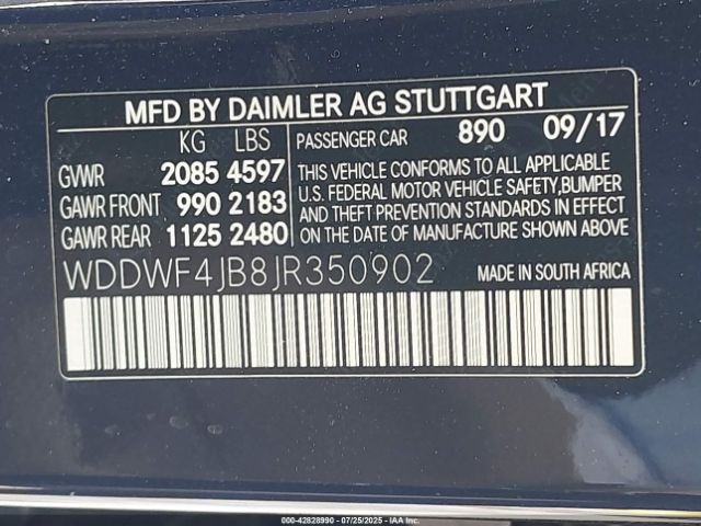 2018 MERCEDES-BENZ C 300 WDDWF4JB8JR350902 Photo 8