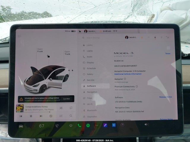 2019 TESLA MODEL 3 5YJ3E1EA4KF326457 Photo 6