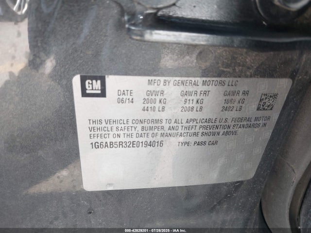 2014 CADILLAC ATS 1G6AB5R32E0194016 Photo 8