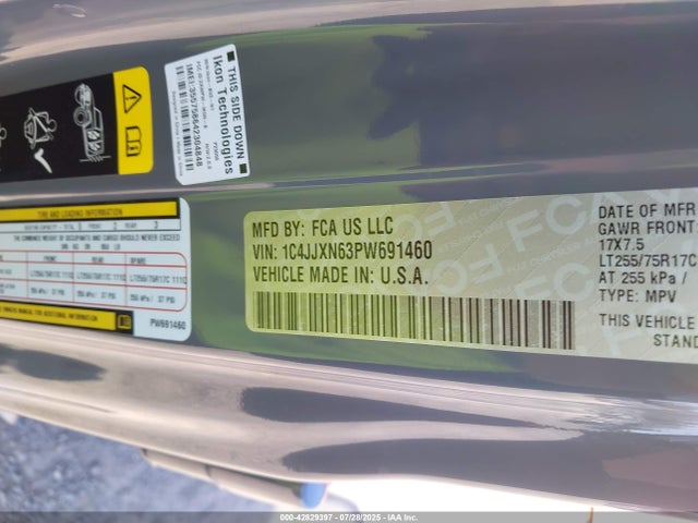 1C4JJXN63PW691460 Jeep 2023