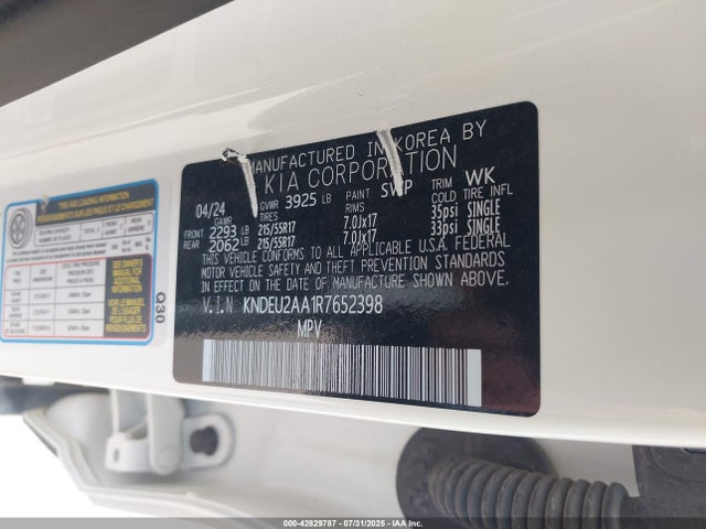KIA nu mpi 2024 KNDEU2AA1R7652398 Image 9