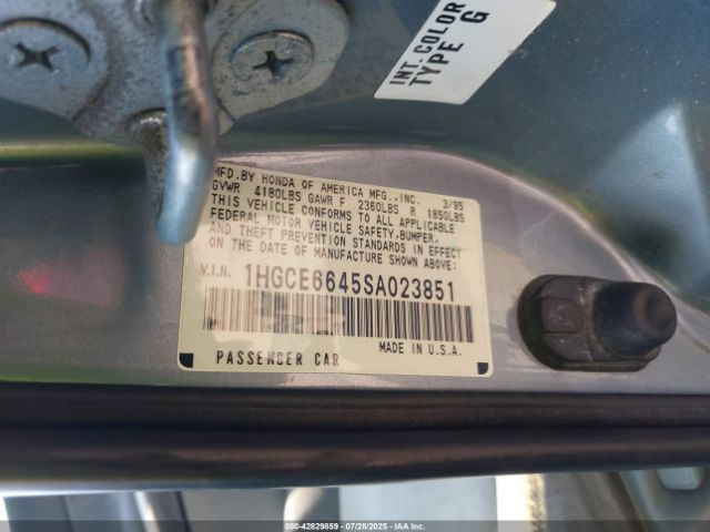 1995 HONDA ACCORD 1HGCE6645SA023851 Photo 8