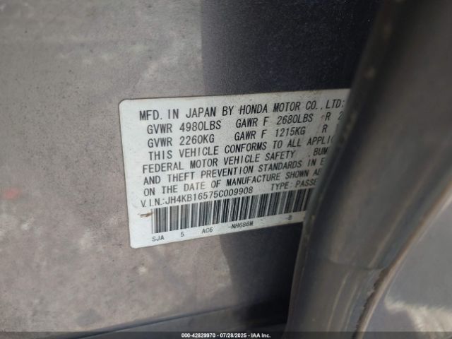 2005 ACURA RL JH4KB16575C009908 Photo 8