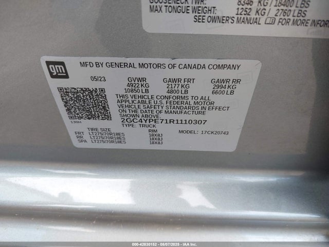 Chevrolet l8t 2024 2GC4YPE71R1110307 Image 9