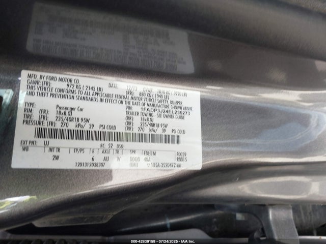 1FADP3J24EL236273 Ford 2014