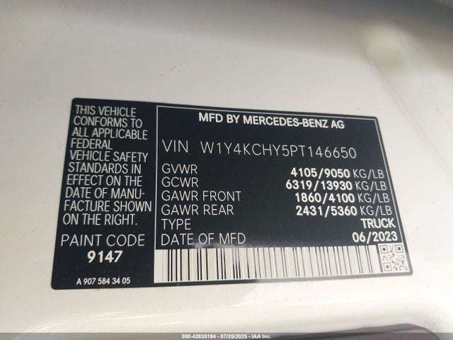 W1Y4KCHY5PT146650 Mercedes-Benz om654
