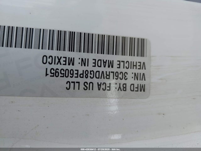 3C6LRVDG8PE605951 RAM Promaster 2500 High Roof 159 Wb