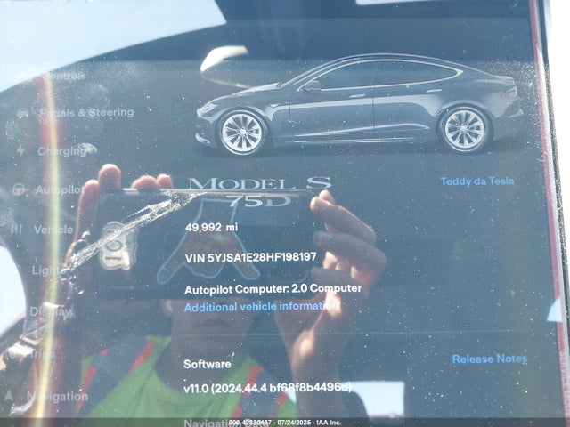 2017 TESLA MODEL S 5YJSA1E28HF198197 Photo 6