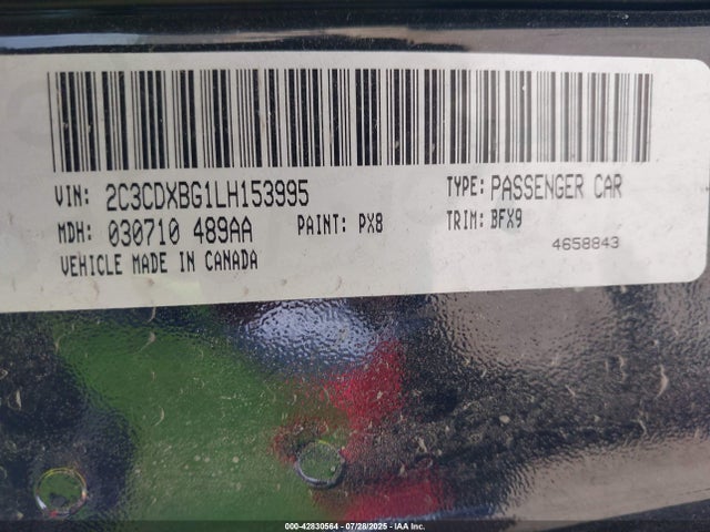Dodge 2020 2020 2C3CDXBG1LH153995 Image 9