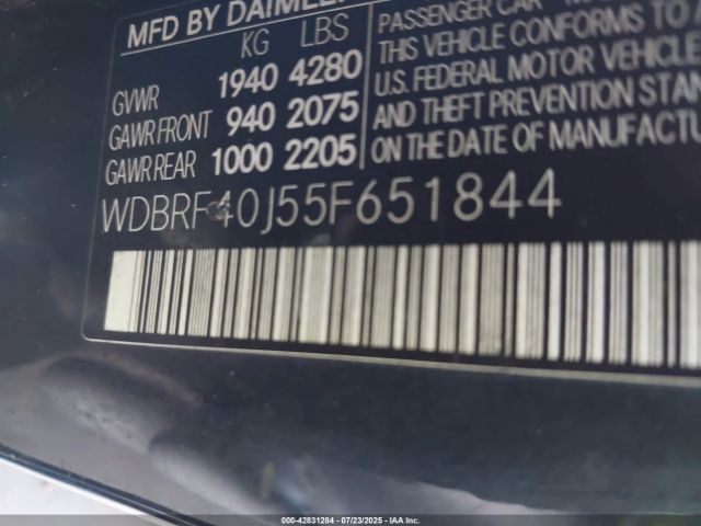 2005 MERCEDES-BENZ C 230 WDBRF40J55F651844 Photo 8
