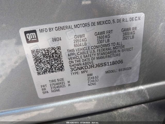 2025 CHEVROLET BLAZER EV 3GNKDJRJ6SS118006 Photo 8