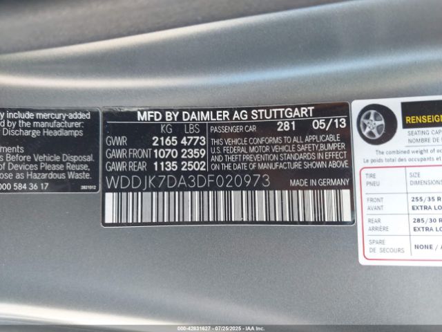 2013 MERCEDES-BENZ SL 550 WDDJK7DA3DF020973 Photo 8