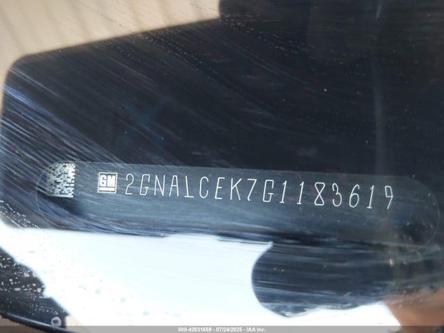 Продаж на аукціоні авто 2016 Chevrolet Equinox Lt, vin: 2GNALCEK7G1183619, номер лоту: 42831659