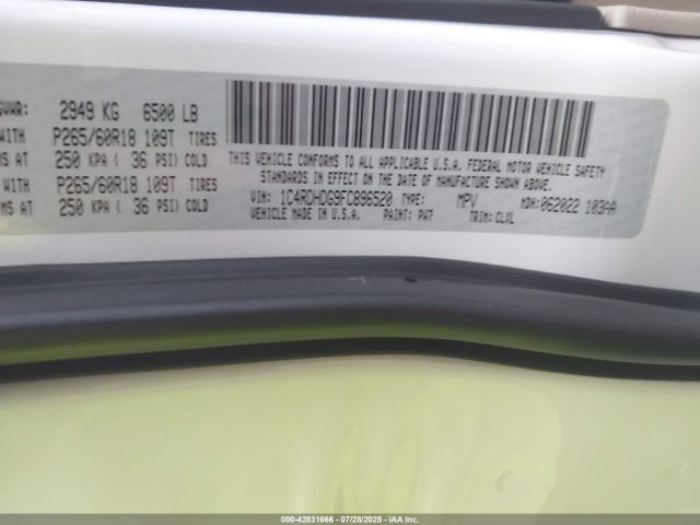 2015 DODGE DURANGO 1C4RDHDG9FC896520 Photo 8