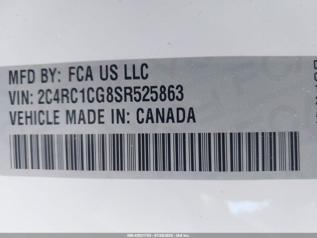 Chrysler Voyager 2025 2C4RC1CG8SR525863 Image 9