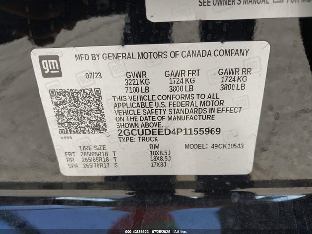 2GCUDEED4P1155969 Chevrolet Silverado 1500 4wd Short Bed Rst