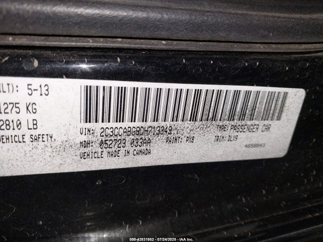 Aukcja sprzedaży 2013 Chrysler 300 300s, vin: 2C3CCABG8DH713349, numer aukcji: 42831952