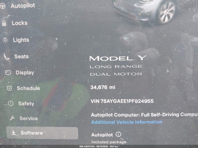 2023 TESLA MODEL Y 7SAYGAEE1PF924955 Photo 6