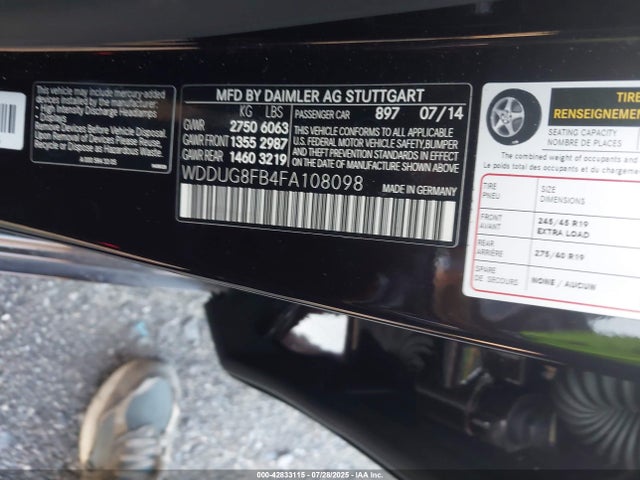 Mercedes-Benz S-Class 2015 WDDUG8FB4FA108098 Image 9