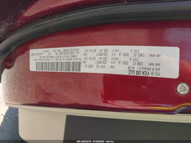 Chrysler Pacifica 2018 2C4RC1EG3JR218032 Image 9