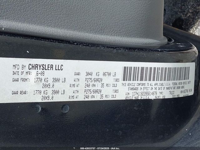 2008 DODGE RAM 1500 1D7HU18228S614878 Photo 8