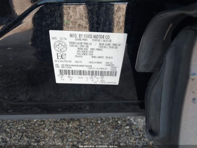 2016 FORD EDGE 2FMPK4K84GBB79229 Photo 8