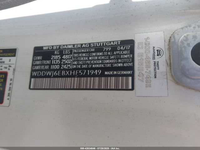 2017 MERCEDES-BENZ AMG C 43 WDDWJ6EBXHF571949 Photo 8